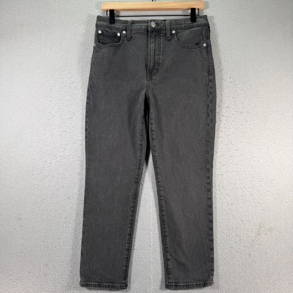 Madewell The‎ Perfect Vintage Jeans Womens 27P Black Comfort Classic Hght Rise